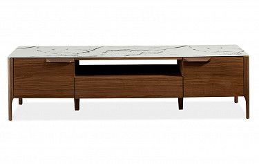 ТВ Тумба Stanford, орех/мрамор