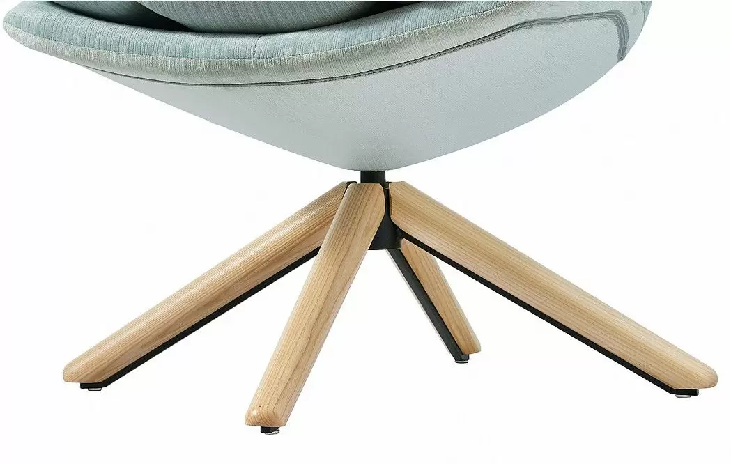 Кресло и оттоманка в стиле Husk, светлый пэчворк - фото 4