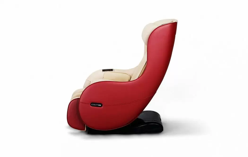 Массажное кресло Smart Relax Super-Slim, красный/слоновая кость - фото 3