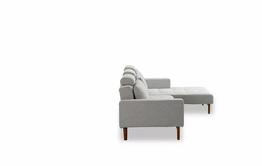 Диван-кровать Summer угловой (правый), серый - фото 13