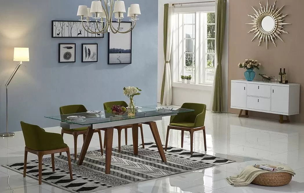 Буфет Avalon, белый/орех - фото 3