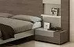Кровать Altea Class 180х200 с подсветкой, дуб дымчатый/серо-бежевый