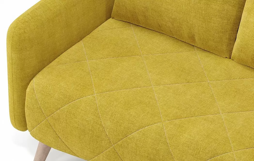 Диван-кровать Cardiff, горчичный - фото 5