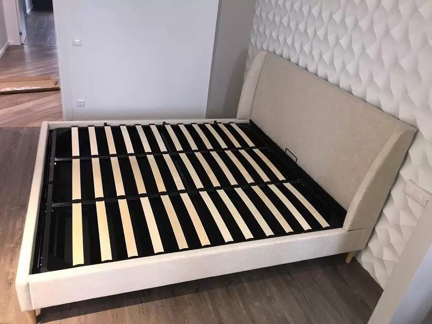 Кровать Carrera 180x200 (с подъемным механизмом), бежевый - фото 17