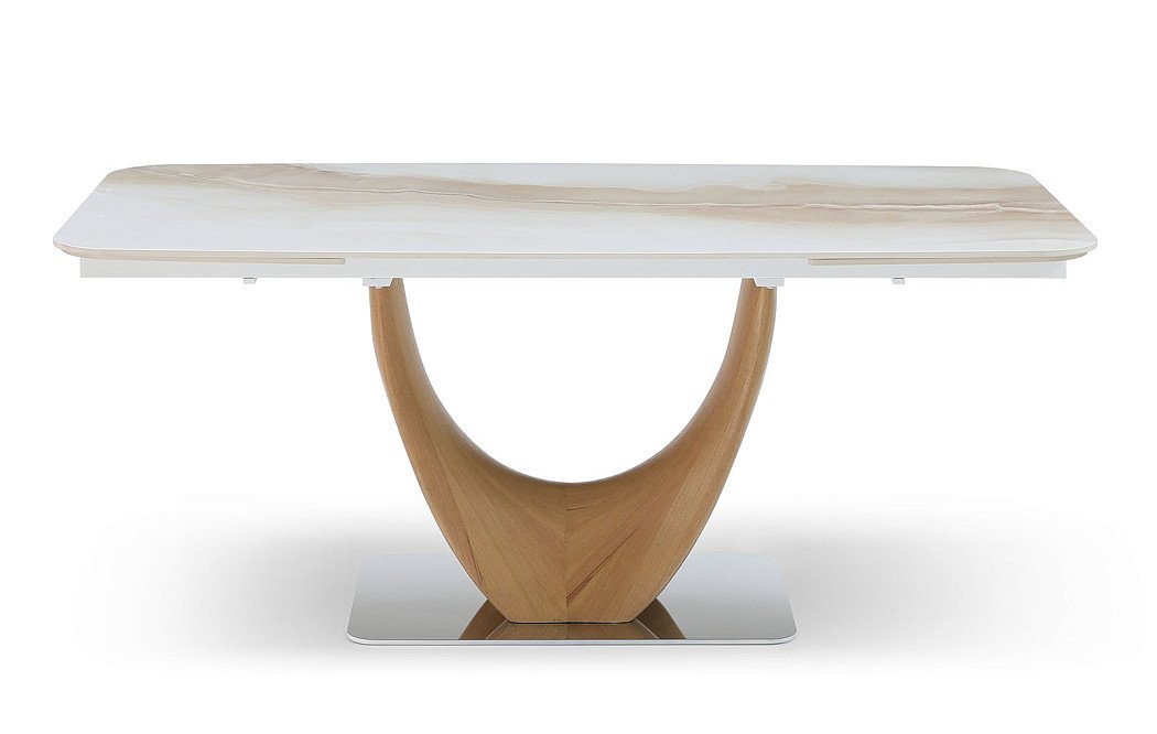 Стол Rimini Ceramic + 4 кремовых стула Simona - фото 3