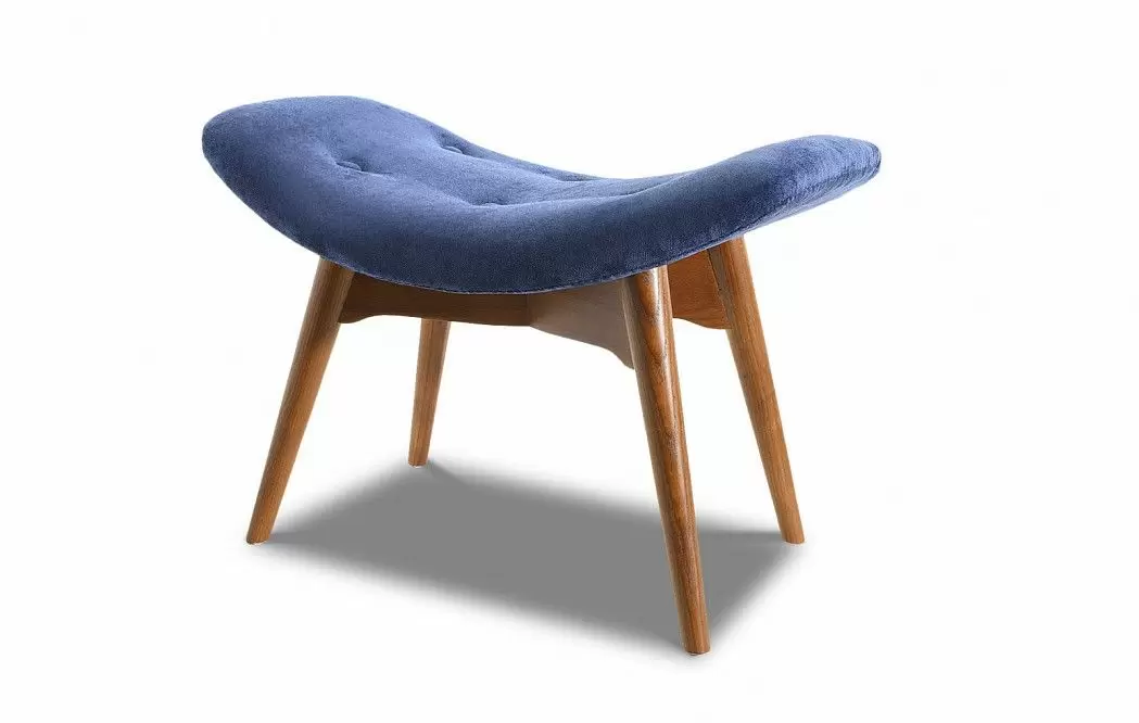 Оттоманка Contour, синий/коричневый - фото 4