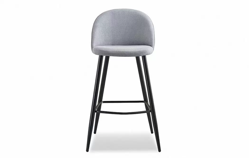 Стул барный Shelly Bar, серый/черный - фото 3