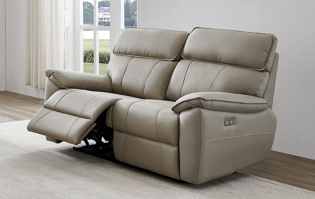 Диван-реклайнер Allison 2-х местный, песочный - фото 2