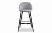 Стул барный Shelly Bar, серый/черный