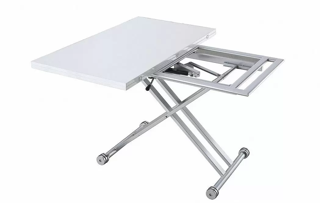 Стол-трансформер Stafford, белый лак - фото 6