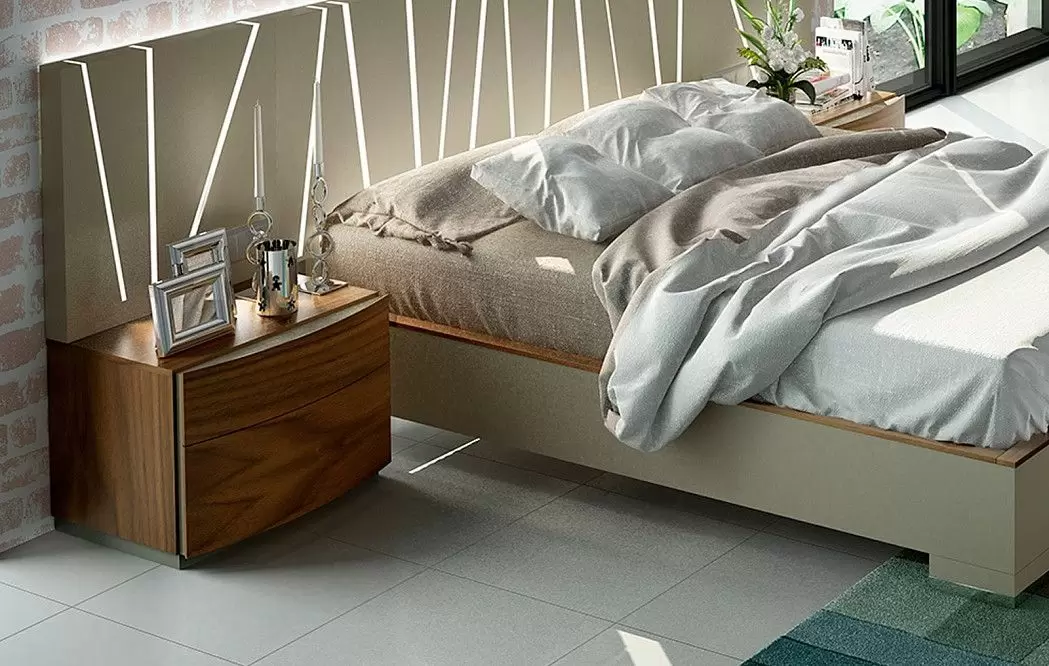 Кровать (Композиция 1) c подъемным механизмом, матовый камень - фото 3