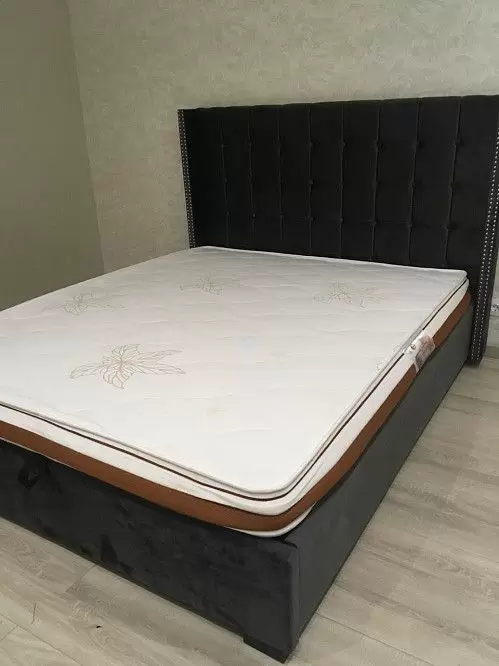 Кровать Vivien 160x200, серый - фото 8