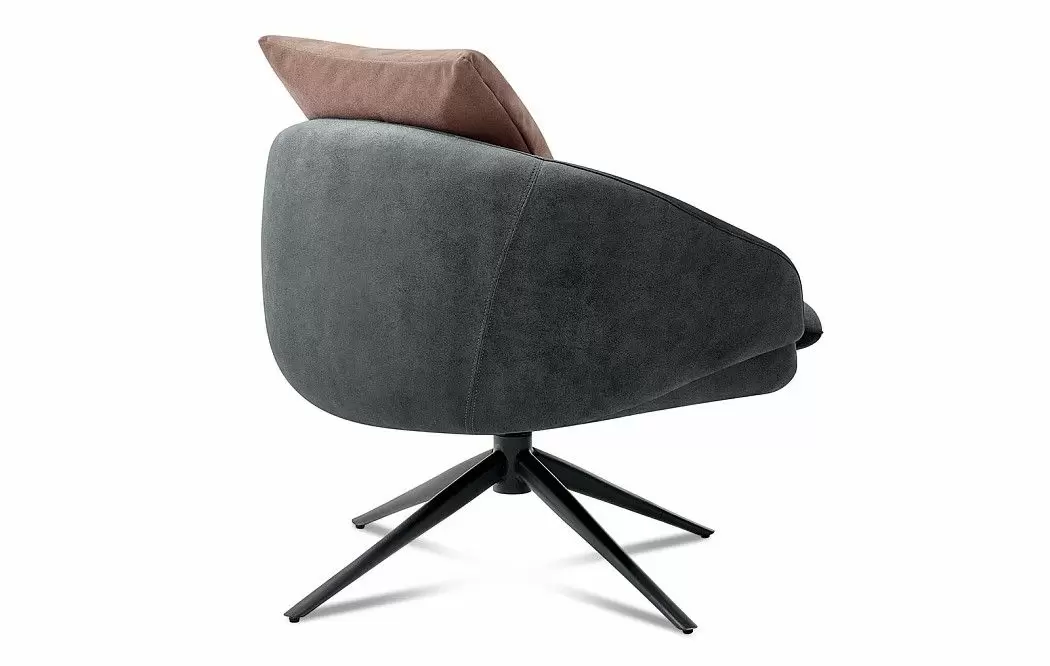 Кресло Leonor, графит/сливовый - фото 11