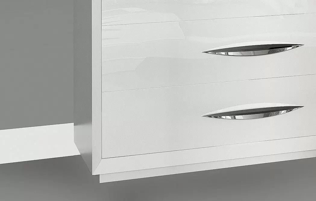 Комод с зеркалом Dominicana (комплект), белый - фото 4