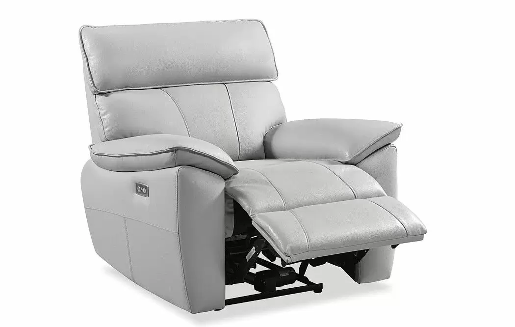Кресло-реклайнер Allison, светло-серый - фото 8