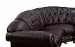 Диван Versace угловой (левый), коричневый
