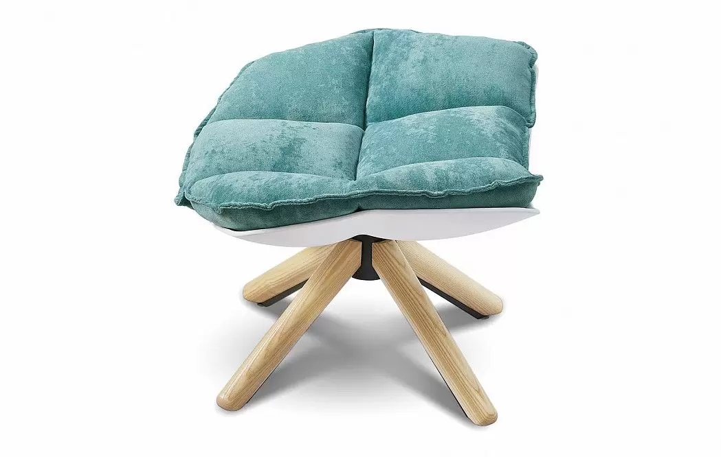 Оттоманка в стиле Husk, бирюзовый - фото 5