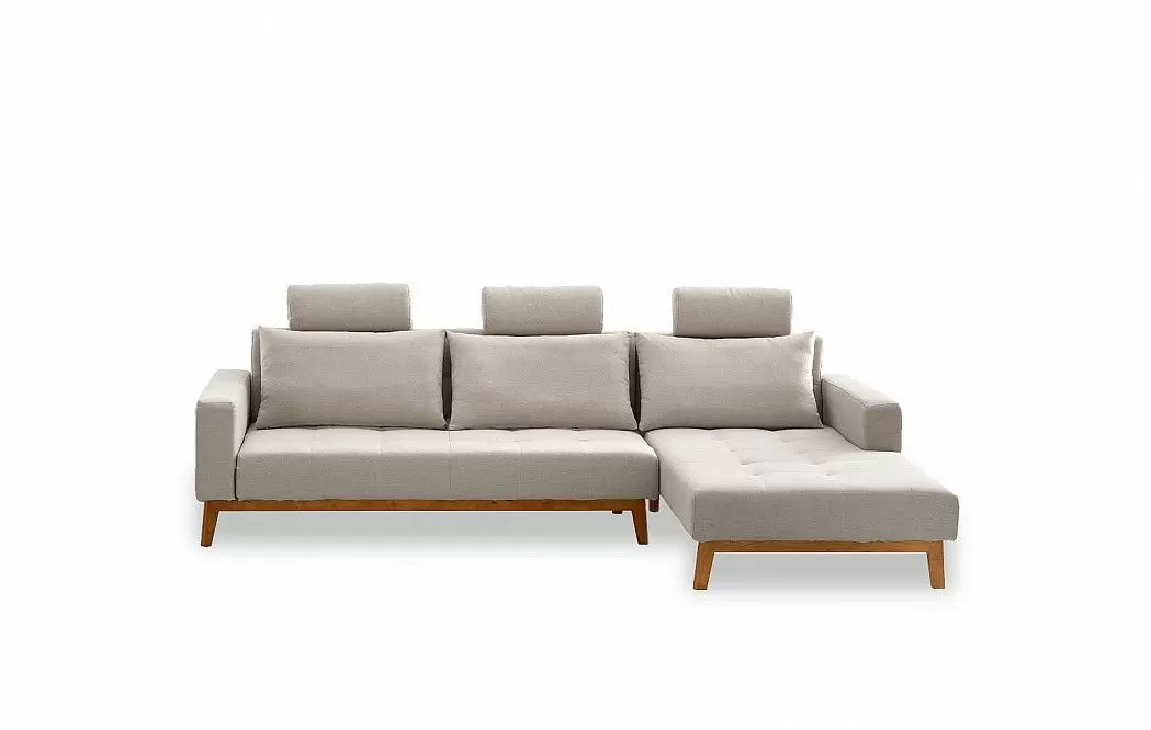 Диван-кровать Summer угловой (правый), бежевый - фото 13