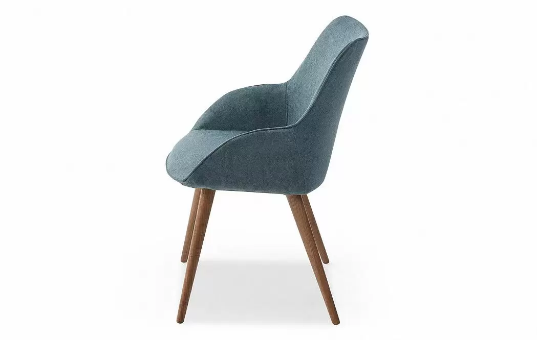 Стул Leona, темно-бирюзовый/орех - фото 10