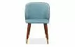 Стул Belle, голубой велюр