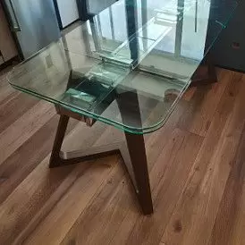 Стол раскладной Eden 140-200, орех