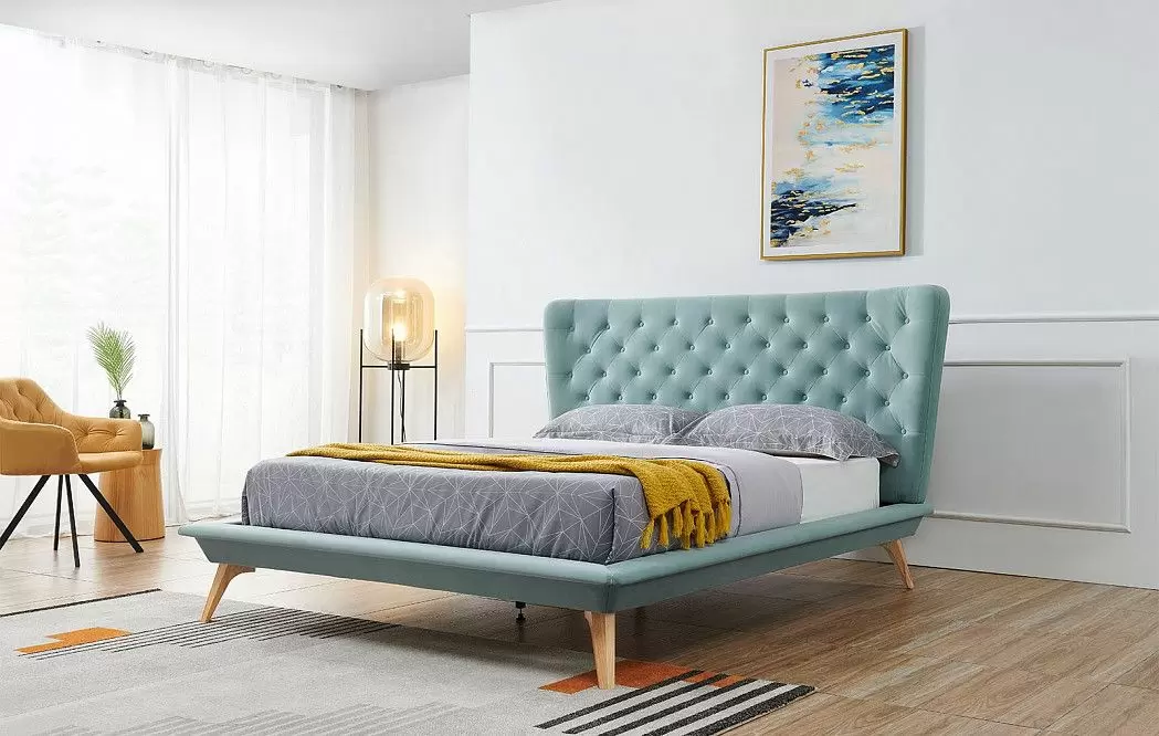 Комплект для спальни Bohemia, бирюзовый/белый - фото 2