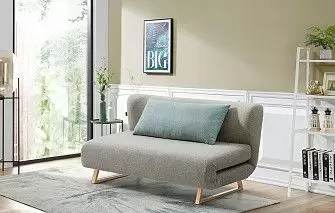 Диван-кровать Rosy 3-х местный, бежевый/мята