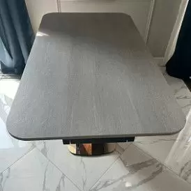 Стол раскладной Veronica 160-240, серая керамика/орех