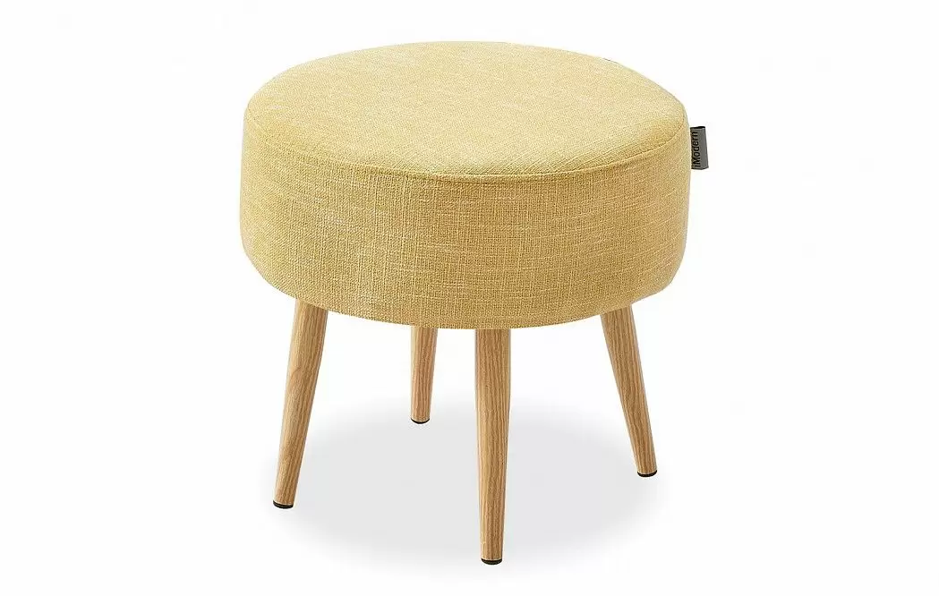 Пуф круглый Heidi, желтый