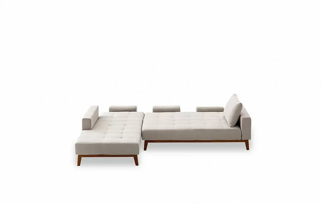 Диван-кровать Summer угловой (левый), бежевый - фото 14