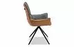 Кресло Jess, графит/коричневый цвет
