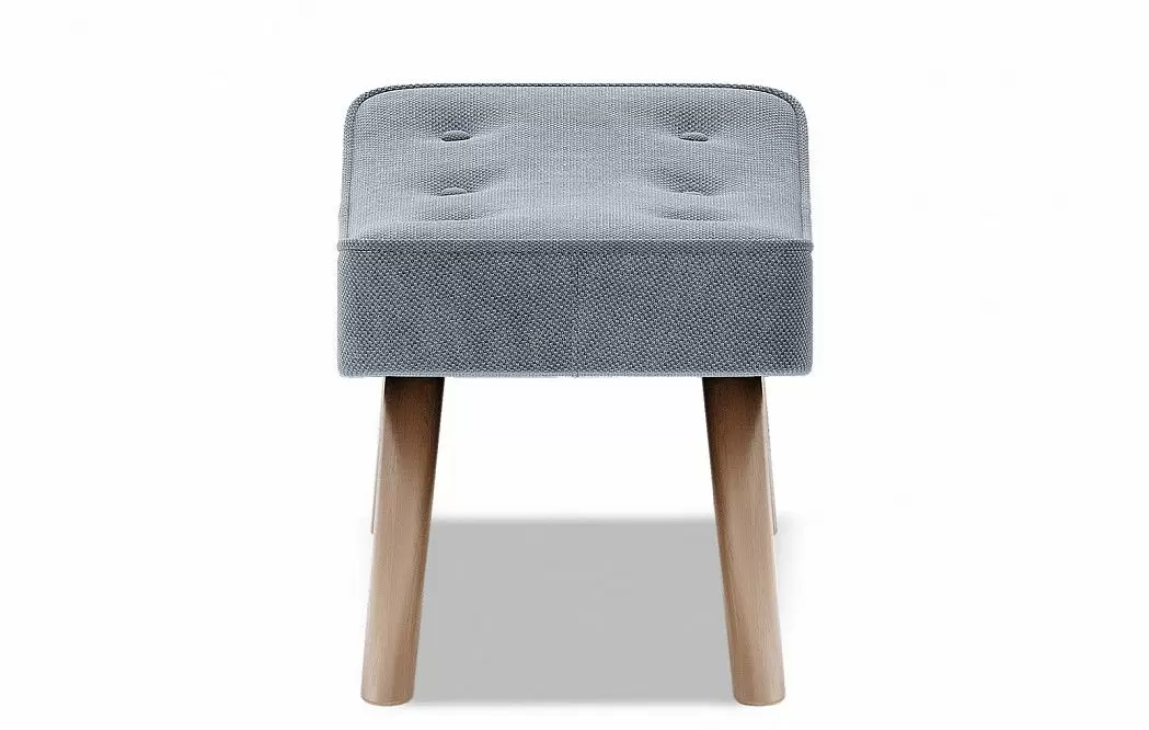 Оттоманка Hygge Classic, серый/натуральный - фото 4