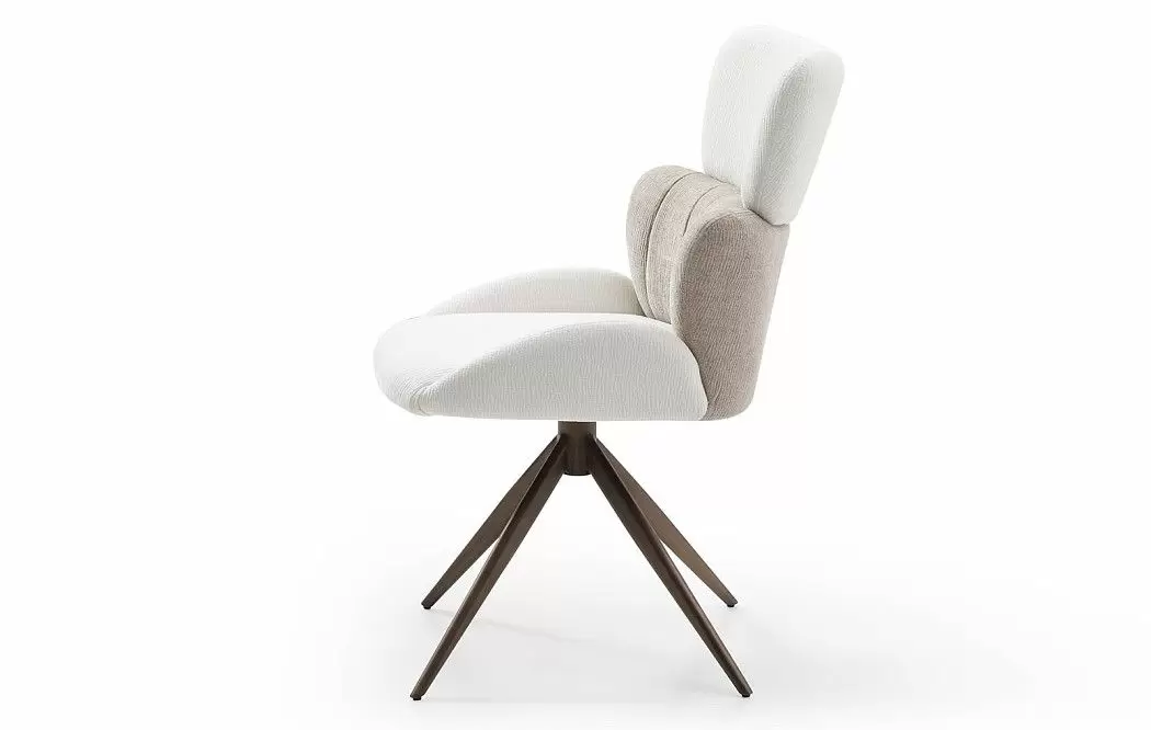 Стул Adele, белый/бежевый/бронза - фото 11