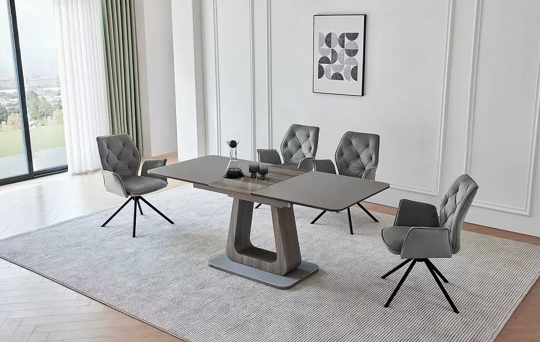 Стол Rosanna + 4 стула Estella