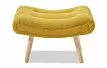 Кресло и оттоманка Dolce Vita, желтый шафран/натуральный