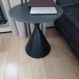 Стол журнальный Santiago (50), черный камень