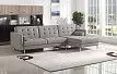 Диван Chicago угловой (правый), серо-коричневый