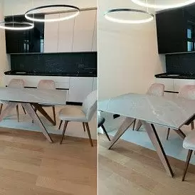 Стол Sabrina + 4 стула Berta