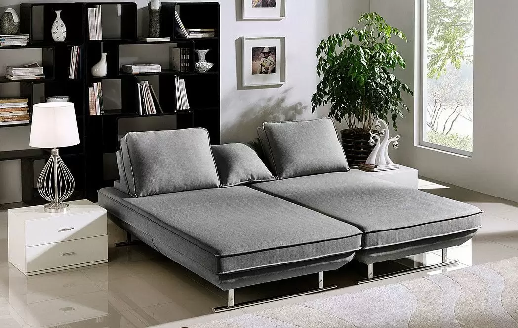 Диван-трансформер Bergamo угловой, серый - фото 22