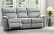 Диван-реклайнер Allison 3-х местный, светло-серый