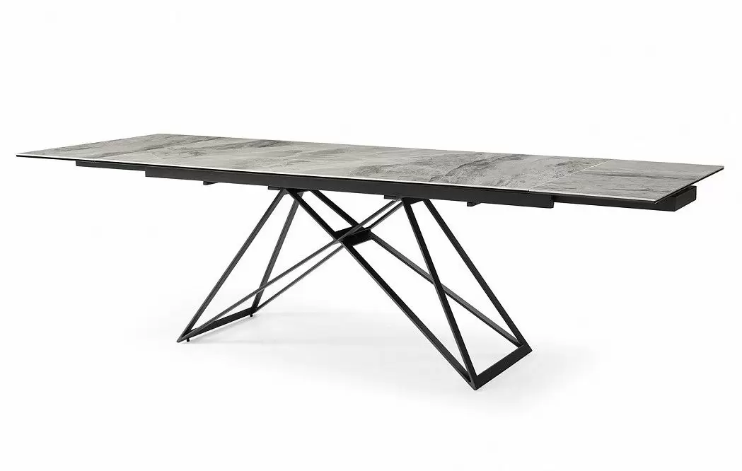 Стол раскладной Cross 180-260, светлая керамика - фото 7