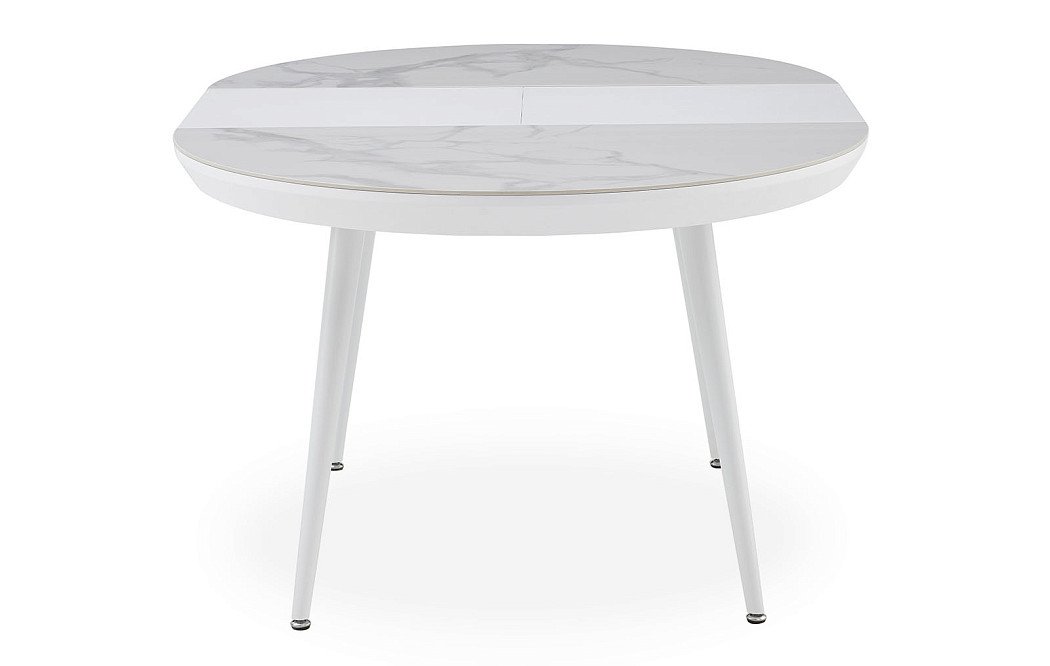 Стол раскладной Valerie 110-150, белая керамика - фото 9