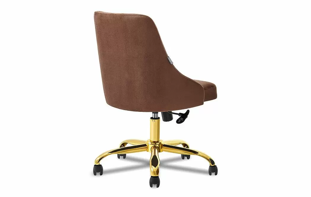 Кресло Aida, коричневый/золото - фото 7