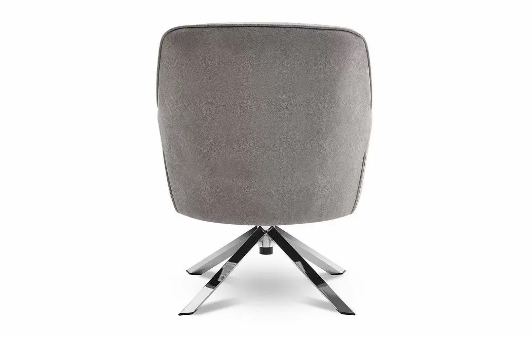 Кресло Molly, серо-бежевый/хром - фото 9