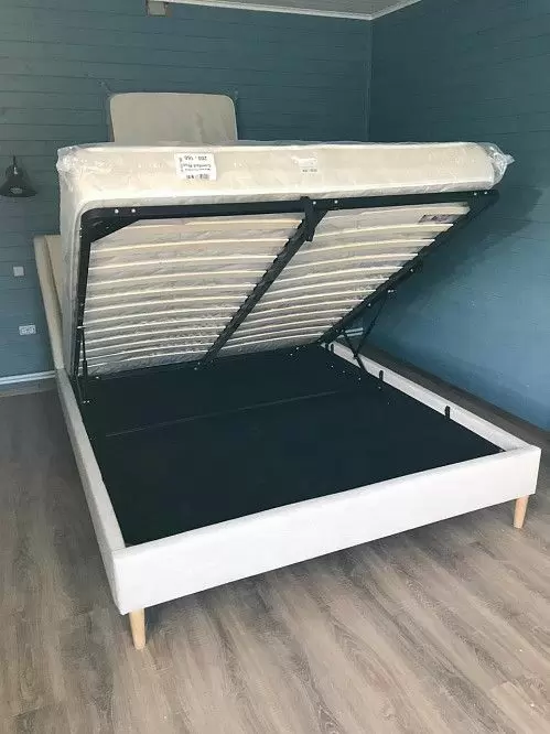 Кровать Carrera 160x200 (с подъемным механизмом), бежевый - фото 20