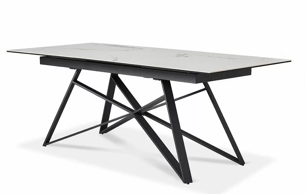 Стол раскладной Bristol (180), светлая керамика