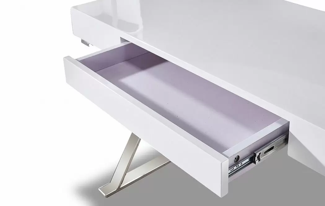 Стол письменный Axiom, белый - фото 5