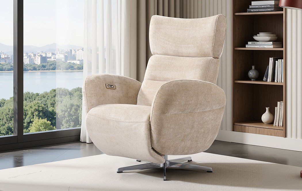Кресло-реклайнер Star, бежевый