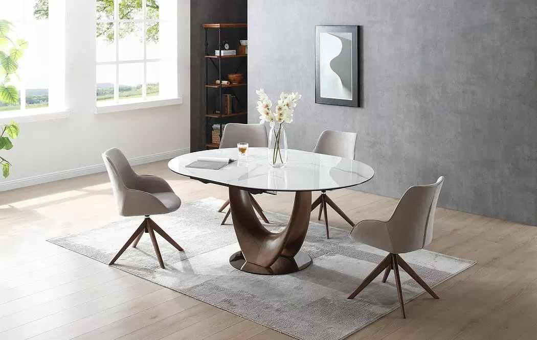 Стул Sheryl, бежевый/орех - фото 5