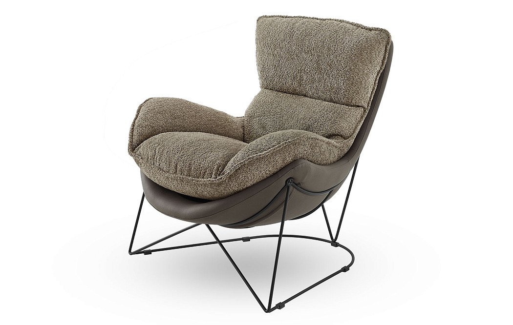 Кресло May, серо-коричневый - фото 7